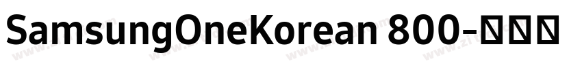 SamsungOneKorean 800字体转换